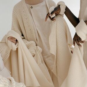 CORDERA Ramie Maxi Blouse in Clay Pot Asymmetric Early Monica SS 2020 OS NWT